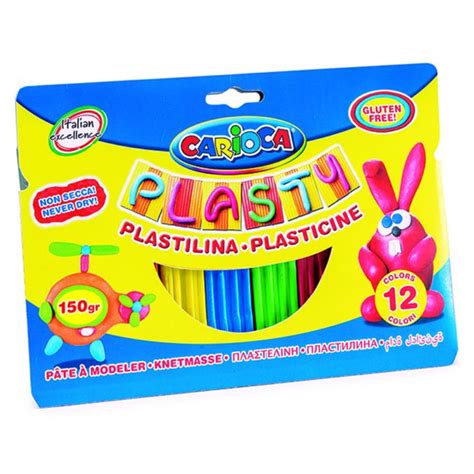 Пластелин Plasty - 12 цвята ⋆ MASTERHAUS