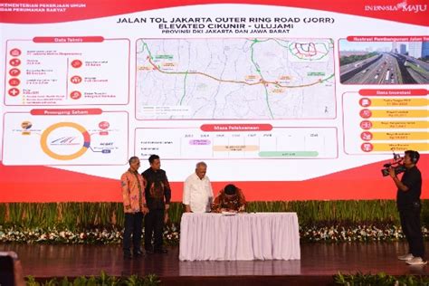 Urai Kemacetan Di Jakarta Tahun Depan Jalan Tol JORR Elevated Cikunir