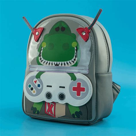 Loungefly X Disney Pixar Toy Story Gamer Rex Mini Backpack Geekcore