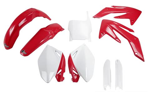 Kit Plastique Honda Crf R Rouge Et Blanc Origine Ufo