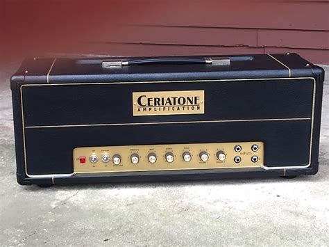 Ceriatone British Style Plexi 50 Watt Lead Head 2016 Black Reverb