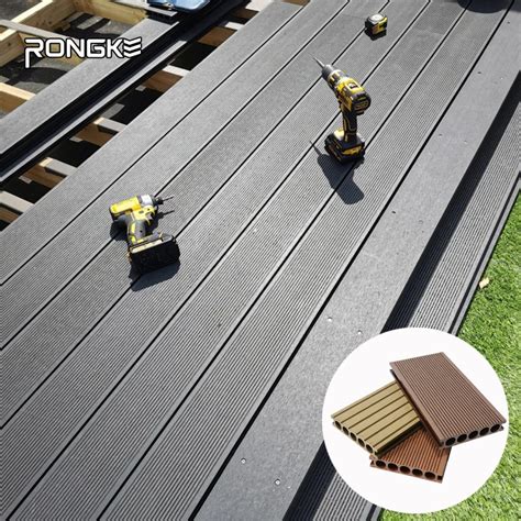 Selling Classic Round Hole Outdoor Board WPC Decking China WPC