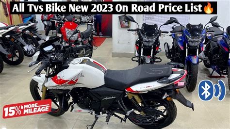 All Tvs Bike New 2023 Onroad Price List All Model Tvs Bike OnRoad