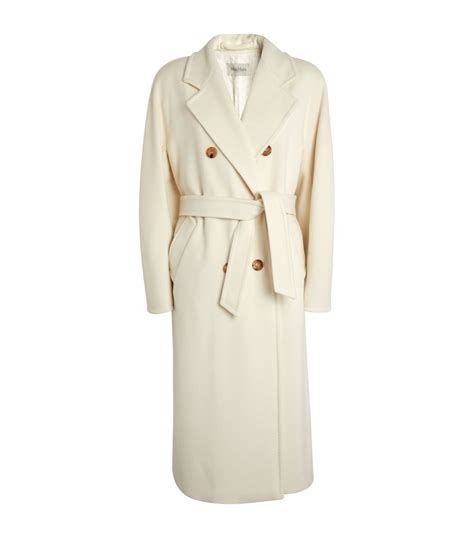 Max Mara White Madame Icon Coat Harrods Uk