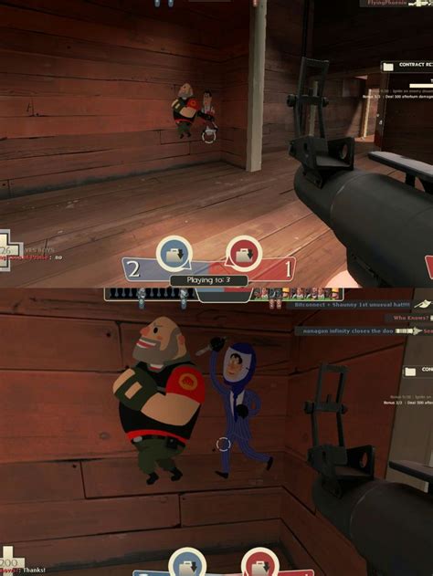 Spray In TF2 When You Walk Closer The Medic Changes Into A Spy In