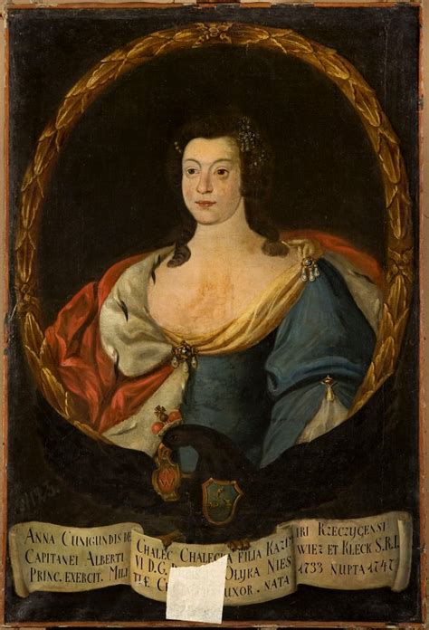 Nieznany malarz polski Portrait of Anna Kunegunda Radziwłł née