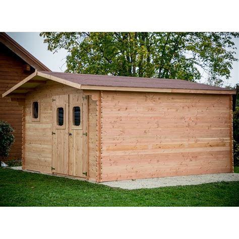 Abri De Jardin Habrita En Bois Douglas Massif 23 14 M2