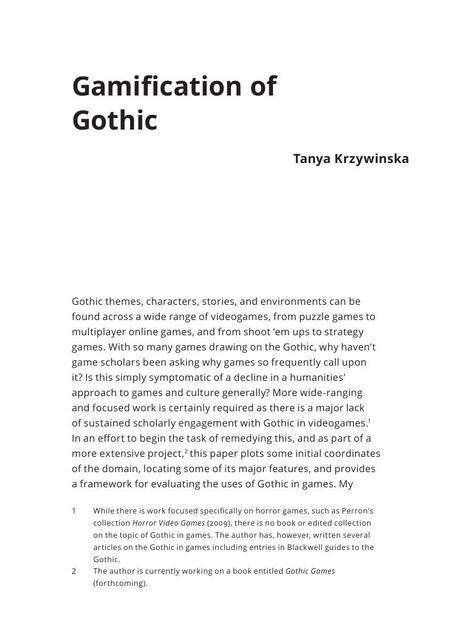 Gamification Of Gothic Anthony Montes UDocz