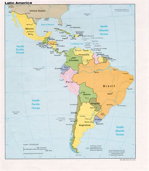 Paises latinoamericanos mapa - Imagui