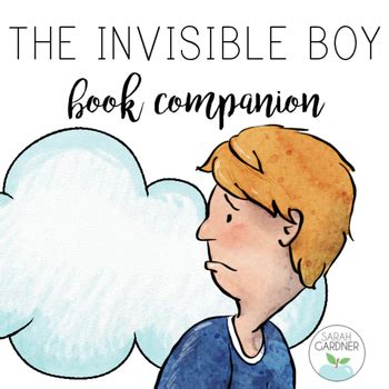 The Invisible Boy Book Companion by Sarah Gardner | TpT