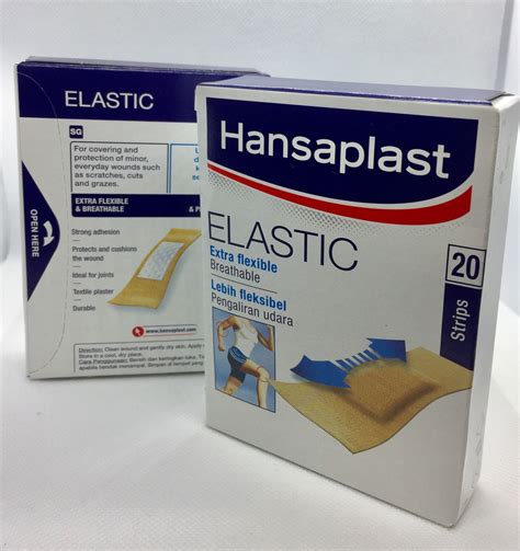 Hansaplast Elastic 20 Strips Lazada