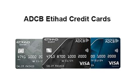 Adcb Etihad Credit Card Eligibility Features Benefits