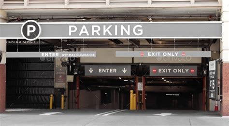 parking structure entrance stock photo  mtyoung photodune