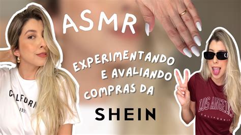 Asmr Experimentando E Avaliando Minhas Compras Da Shein Youtube