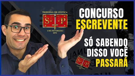 Tjsp Como Estudar Para Escrevente Do Tj Sp Youtube