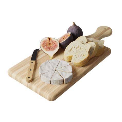 Cheese & Fig Food Platter Models - Poliigon