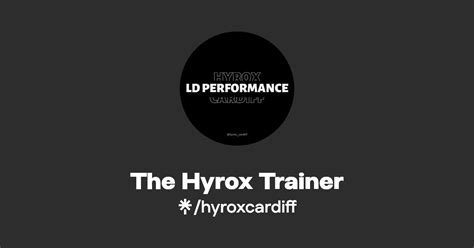 The Hyrox Trainer Instagram Facebook Linktree