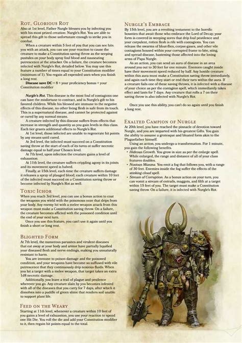 Warhammer Chosen Homebrew 1.5 - Imgur | Dnd 5e homebrew, Warhammer ...