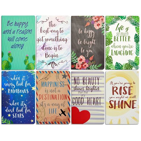 8 Pack Inspirational Notebooks With Motivational Quotes Bulk 5x8 Lined Journals For Women