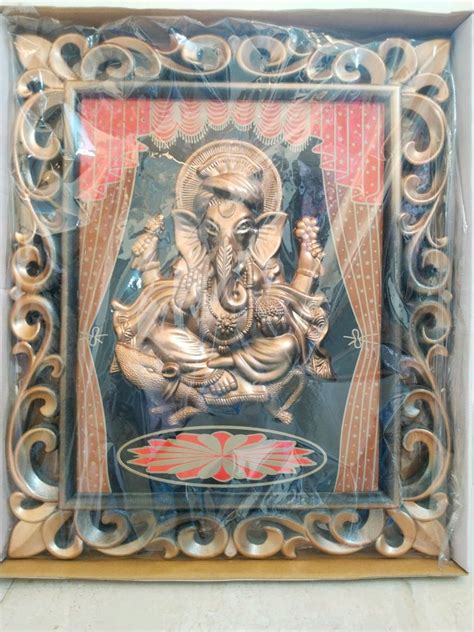 Showpieces Idols Lord Ganesha Photo Frame Freeup