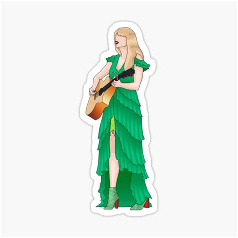 Taylor Swift Eras Tour Acoustic Sticker For Sale By Mkiewis Redbubble