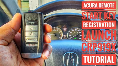 Acura Mdx Tlx Rdx Ilx Remote Start Key Registration Tutorial Launch