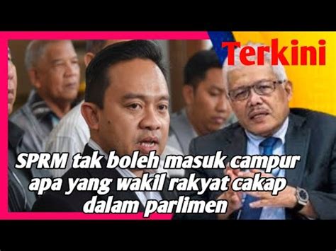 Imuniti Parlimen Sprm Tak Perlu Campur Isu Ucapan Wan Saiful Bersatu