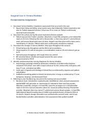 Nursing Documentation Assignments Case Study Vernon Watkins Course Hero