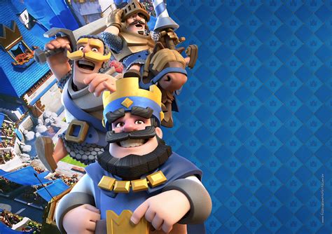 Pin De Marina Em Clash Royale Convite Clash Modelos