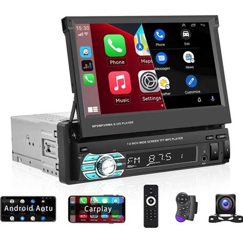 Liwi Camecho Autoradio Bluetooth Din Carplay Android Auto Motoris