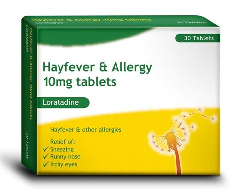 Loratadine Mg Tablets X For Hayfever Allergy Relief Gsl Approved