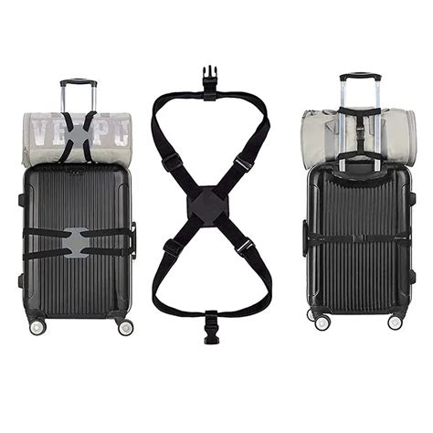 Pc Adjustable Baggage Bungee Luggage Belts Suitcase Adjustable Belt