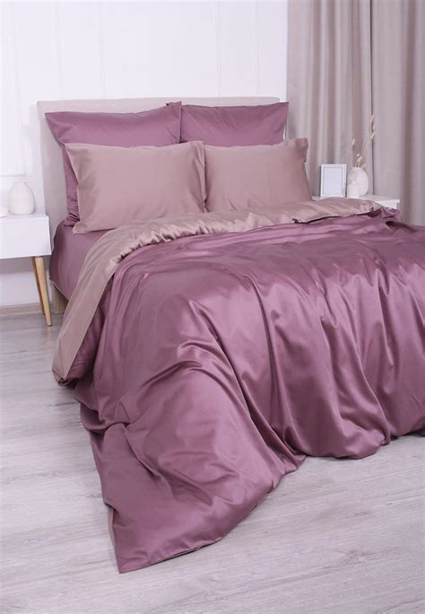 Постельное белье Евро Mona Liza Luxury "ORCHID", цвет: розовый ...