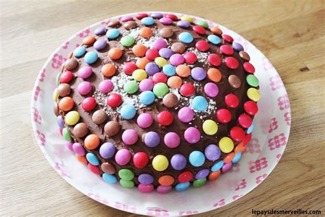 Gateau D Anniversaire Chocolat Smarties Inspirational G Teau Au