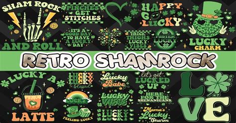 Retro St Patrick Day Bundle Bundle Creative Fabrica