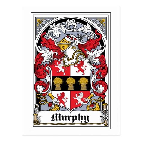 Murphy Family Crest Postcard | Zazzle