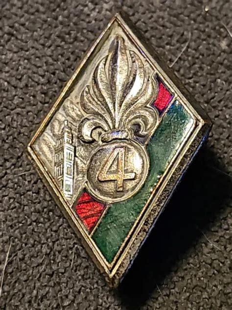 Insigne Legion Etrangere Original Rei Maroc Sahara Wwii French