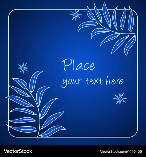 Blue Invitation Card Background Design