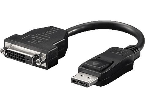 GOOBAY DisplayPort Auf DVI Dual Link Adapter Adapter 0 2 Schwarz