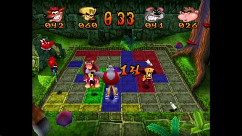 Crash Bash Walkthrough Single Player Part Pogo Painter Gem