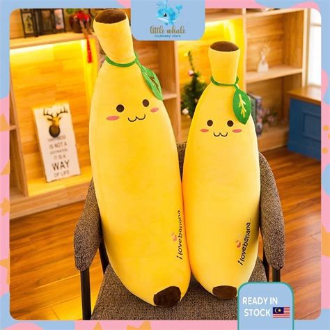 🐳cartoon Lovely Cotton Banana Plush Stuffed Toy Doll Pillow Birthday