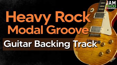 Heavy Rock Groove Modal Guitar Backing Track Dorian Phrygian