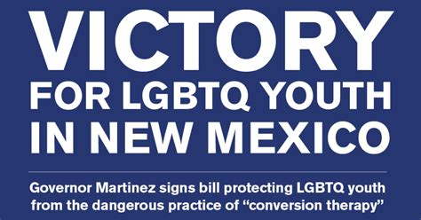 New Mexico Governor Signs Into Law Bill Protecting Lgbtq Youth From