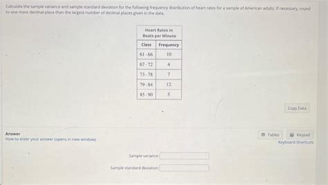 Solved Calculate The Sample Variance And Sample Solutioninn