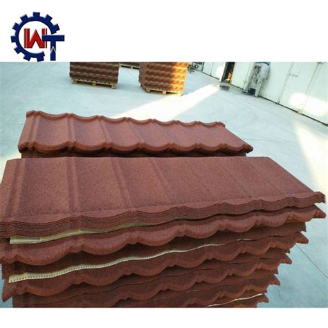 China Wante Brand Stone Coated Zinc Roof Tiles Zimbabwe China Roof Tiles Metal Roof Tiles