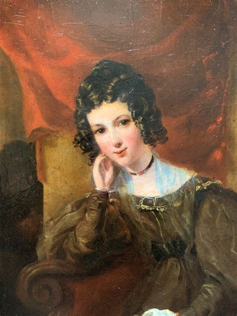 Circle Of Sir Thomas Lawrence 1769 1830 Society Lady Oil Portrait