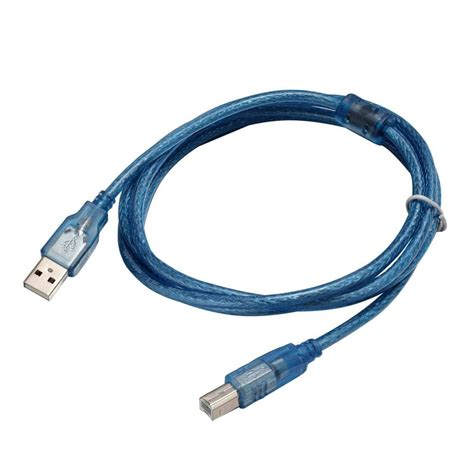 10ft Usb 20 Cable A Male To B Male High Speed Usb Printer Kvm Data Wire In Blue