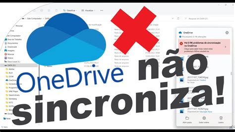 ONEDRIVE NÃO SINCRONIZA Windows 11 Dica simples e rápida YouTube