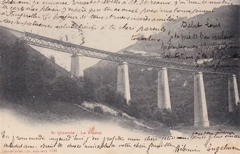 Postcard Saint Ursanne Viaduct Viaduc Railway Bridge Ebay