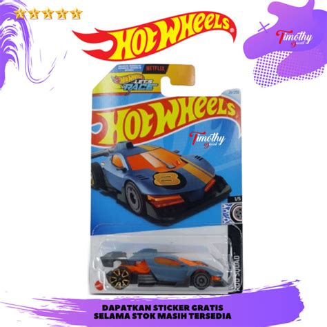 Hot Wheels Lets Race Netflix Punk Rod Biru Kaca Oren Tampo Lazada Indonesia